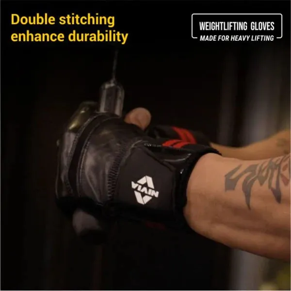 Wrist Lock Weight Lifting Gloves