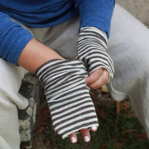 Wrist Warmer - Earth Stripe