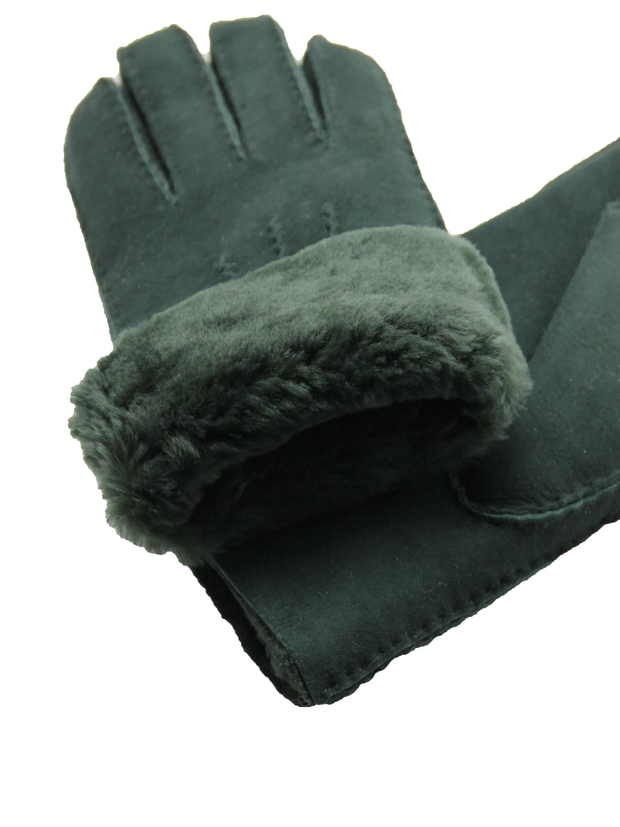 YISEVEN Men's Lambskin Shearling Leather Gloves