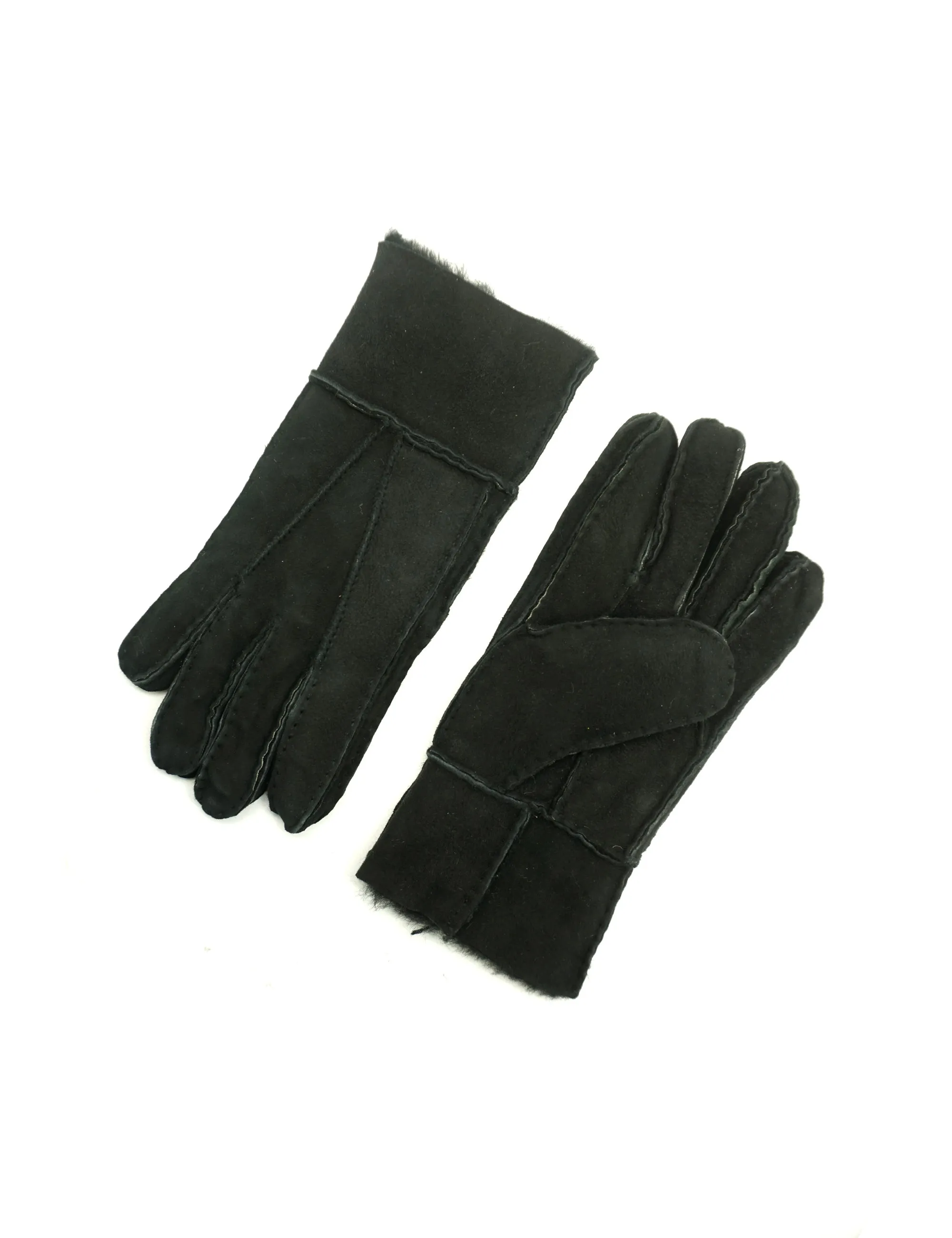 YISEVEN Womens Sheepskin Shearling Leather Gloves