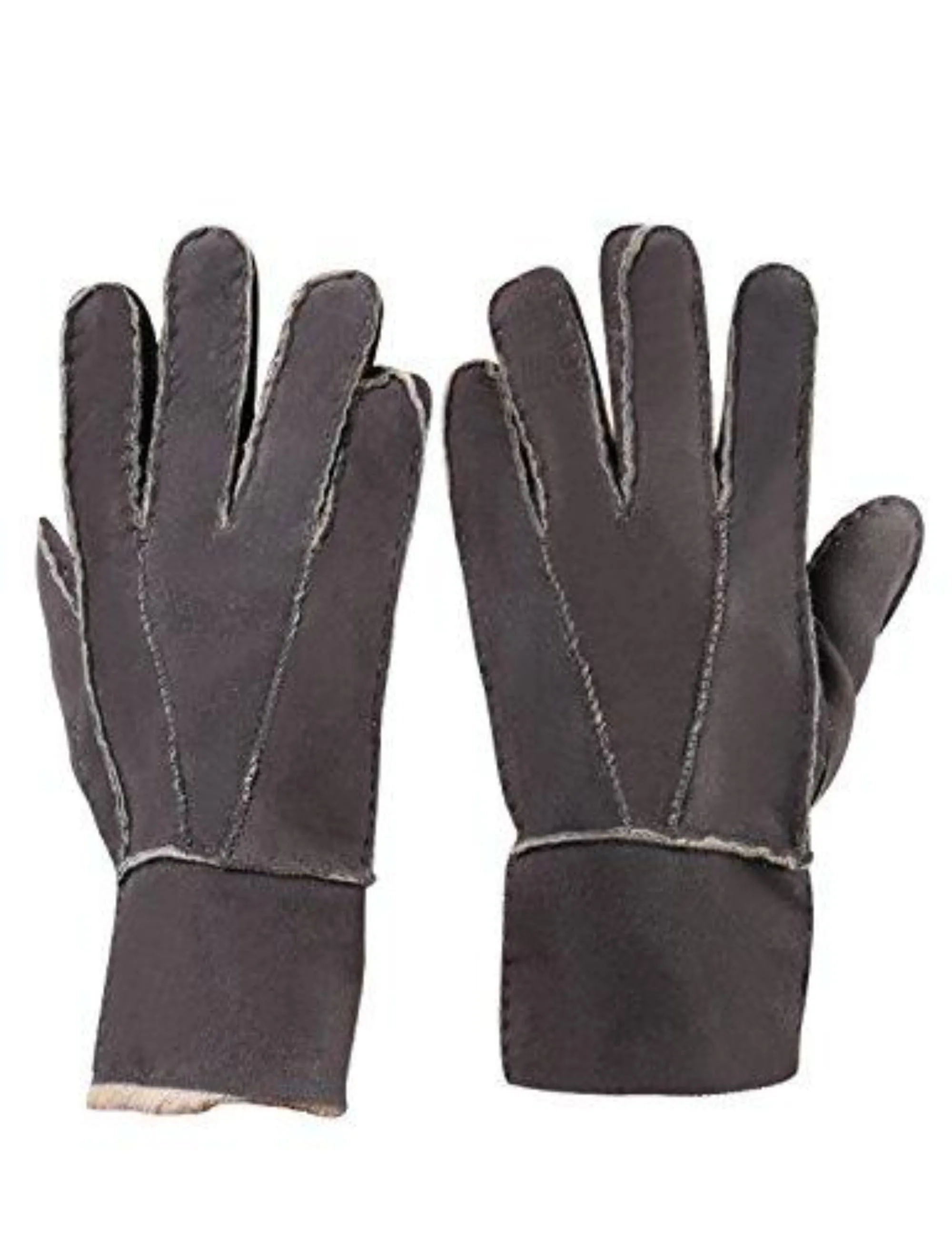 YISEVEN Womens Sheepskin Shearling Leather Gloves