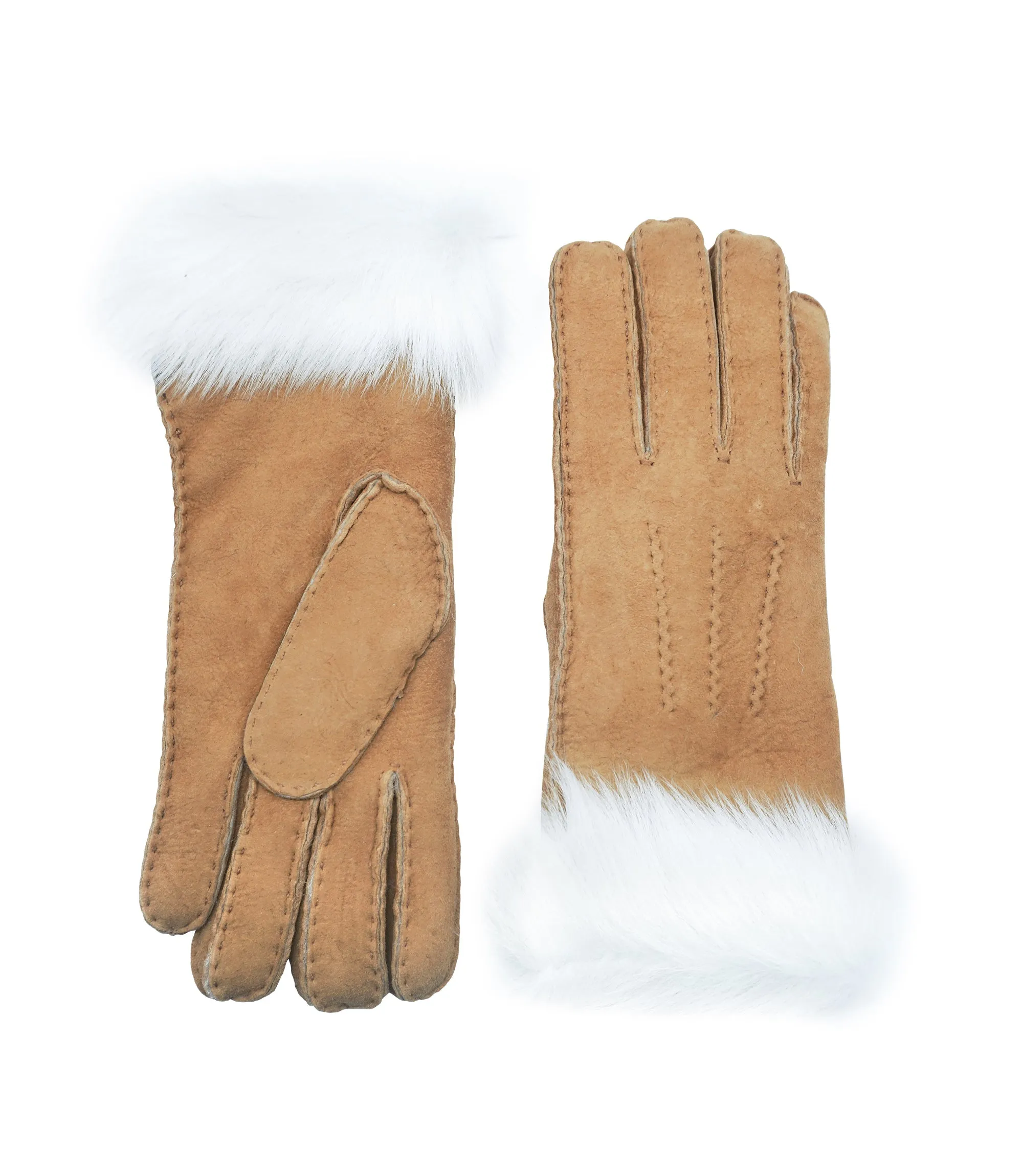 YISEVEN Women's Sheepskin Shearling Leather Gloves