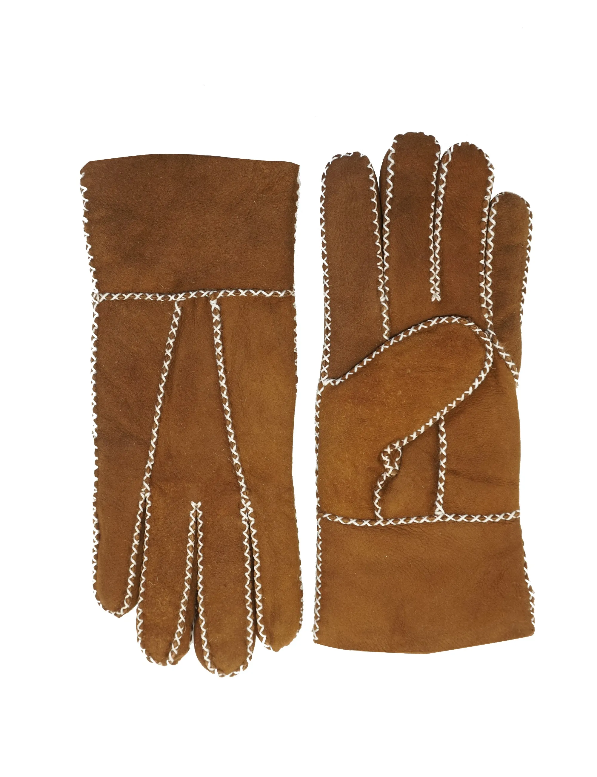 YISEVEN Womens Sheepskin Shearling Leather Gloves