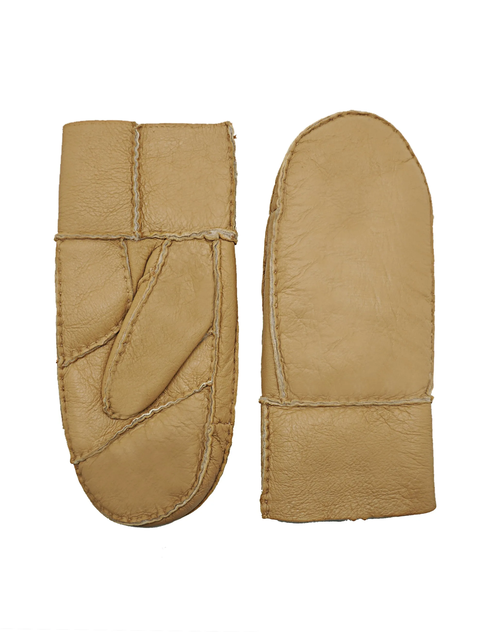 YISEVEN Women's Sheepskin Shearling Leather Gloves(Mittens)