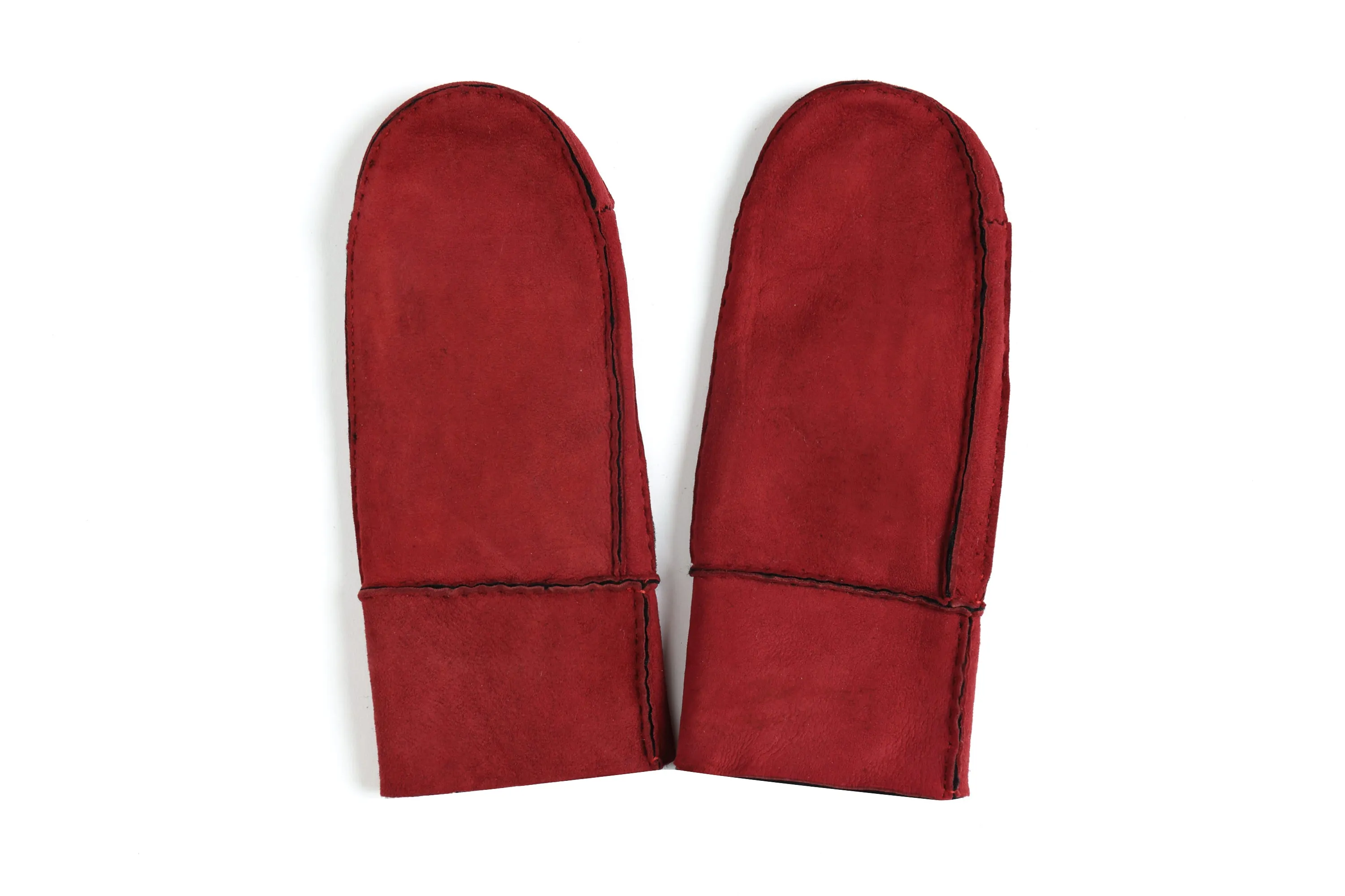 YISEVEN Women's Sheepskin Shearling Leather Gloves(Mittens)