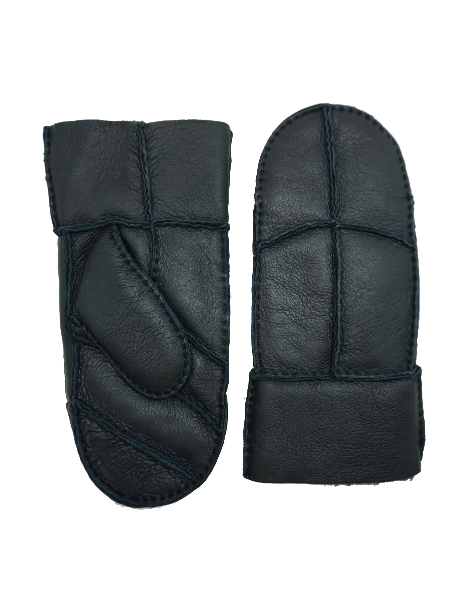 YISEVEN Women's Sheepskin Shearling Leather Gloves(Mittens)