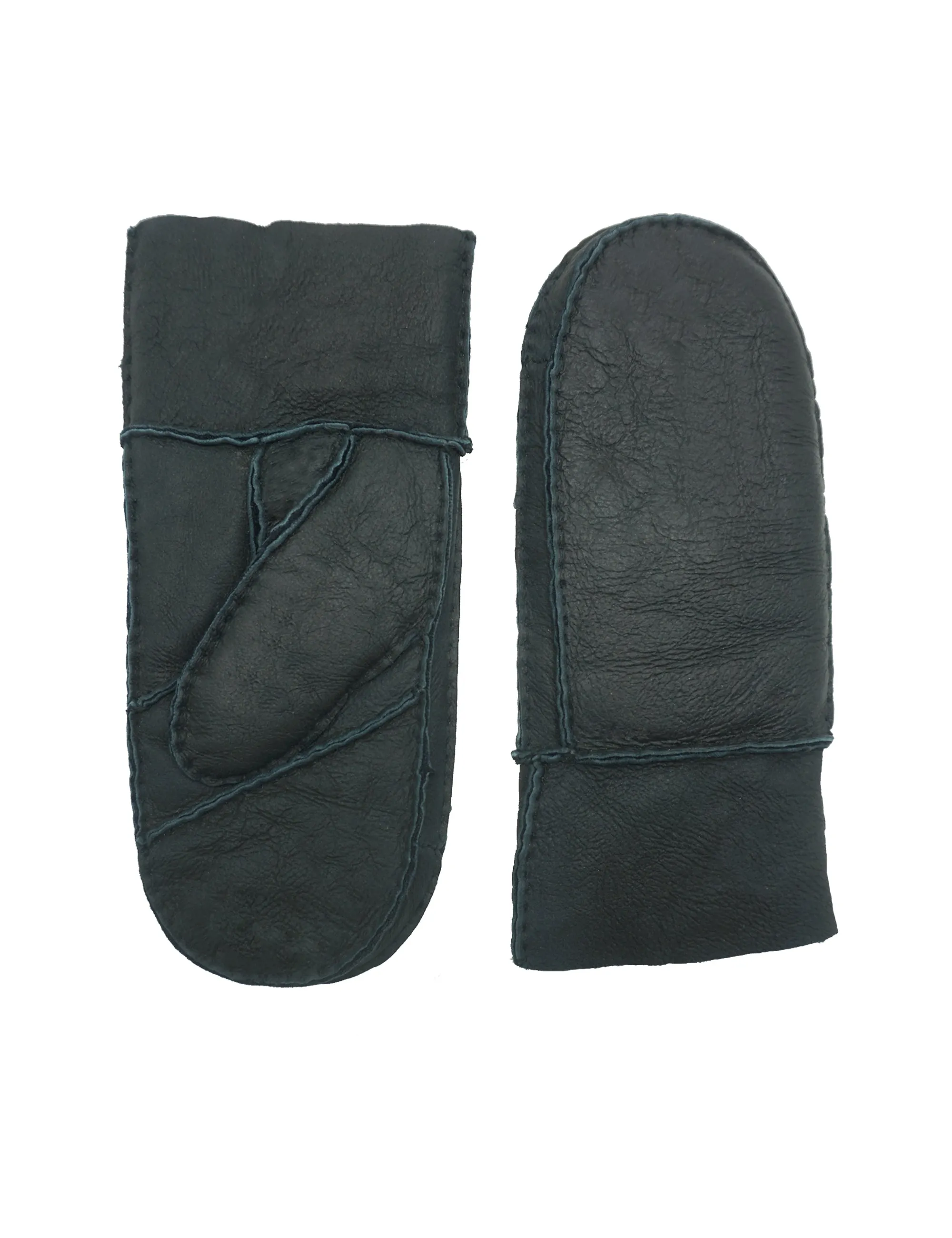 YISEVEN Women's Sheepskin Shearling Leather Gloves(Mittens)